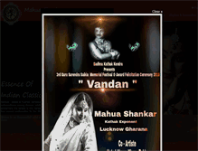 Tablet Screenshot of mahuashankar.com
